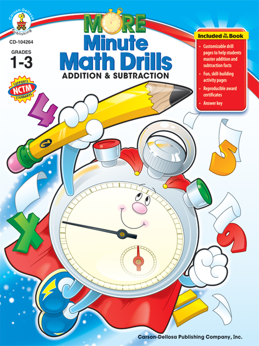 Title details for Addition & Subtraction, Grades 1 - 3 by Carson Dellosa Education - Available